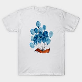 Dachshund and balloons T-Shirt